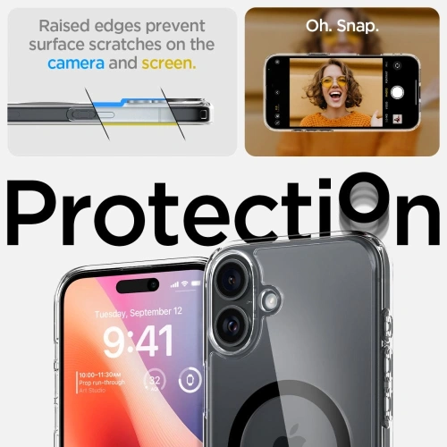 Kup Etui Spigen Ultra Hybrid Mag Magsafe Apple iPhone 16 Plus Black - SPN16402 - {ean13} - Sklep Home Screen