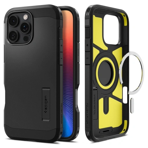 Kup Spigen Tough Armor Mag Magsafe Apple iPhone 16 Pro Schwarz - SPN16403 - {ean13} - Sklep Home Screen
