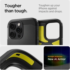 Kup Etui Spigen Tough Armor Mag Magsafe Apple iPhone 16 Pro Black - SPN16403 - {ean13} - Sklep Home Screen
