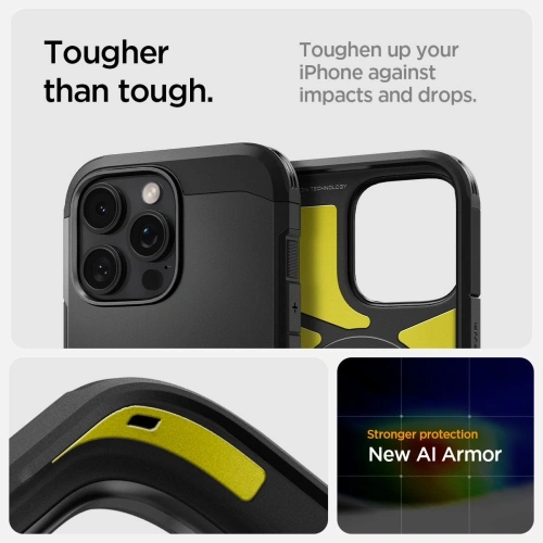 Kup Spigen Tough Armor Mag Magsafe Apple iPhone 16 Pro Schwarz - SPN16403 - {ean13} - Sklep Home Screen