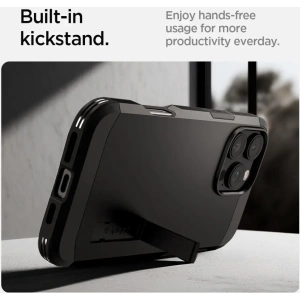 Kup Etui Spigen Tough Armor Mag Magsafe Apple iPhone 16 Pro Black - SPN16403 - {ean13} - Sklep Home Screen