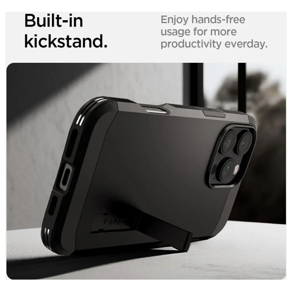 Etui Spigen Tough Armor Mag Magsafe Apple iPhone 16 Pro Black - iPhone 16 Pro - Spigen