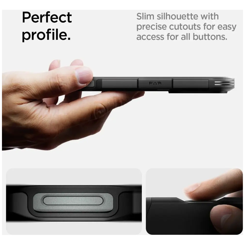 Etui Spigen Tough Armor Mag Magsafe Apple iPhone 16 Pro Black - iPhone 16 Pro - Spigen