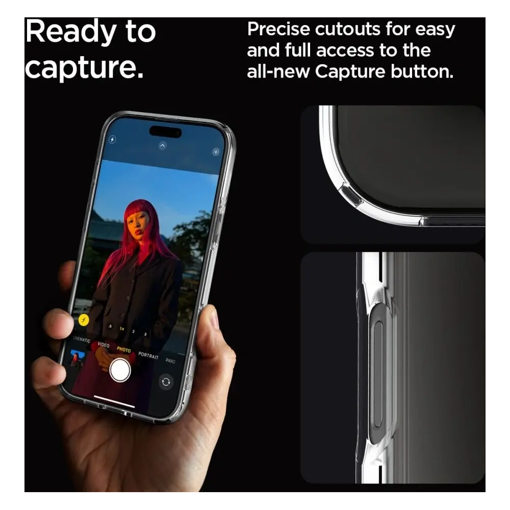 Etui Spigen Ultra Hybrid Apple iPhone 16 Pro Crystal Clear - iPhone 16 Pro - Spigen