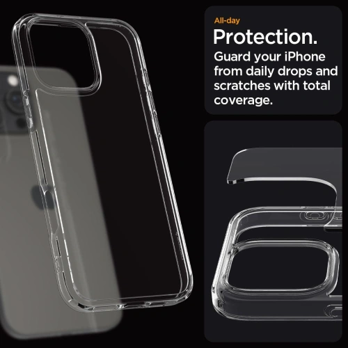 Kup Etui Spigen Ultra Hybrid Apple iPhone 16 Pro Crystal Clear - SPN16404 - {ean13} - Sklep Home Screen