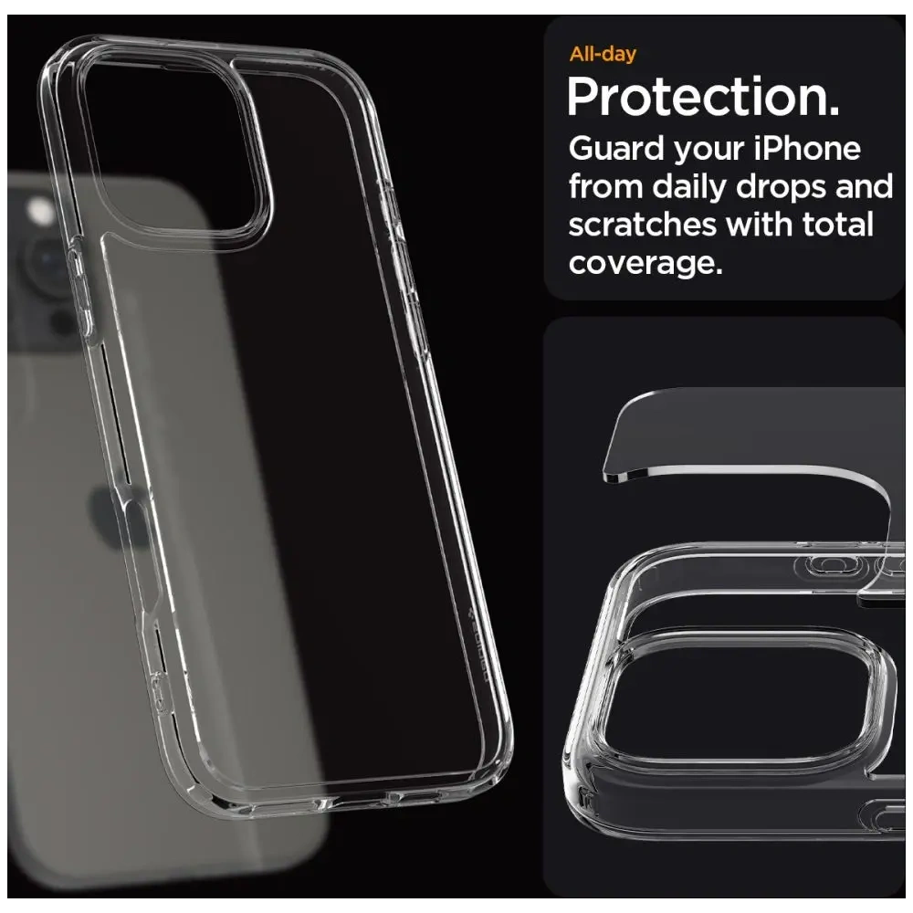 Etui Spigen Ultra Hybrid Apple iPhone 16 Pro Crystal Clear - iPhone 16 Pro - Spigen