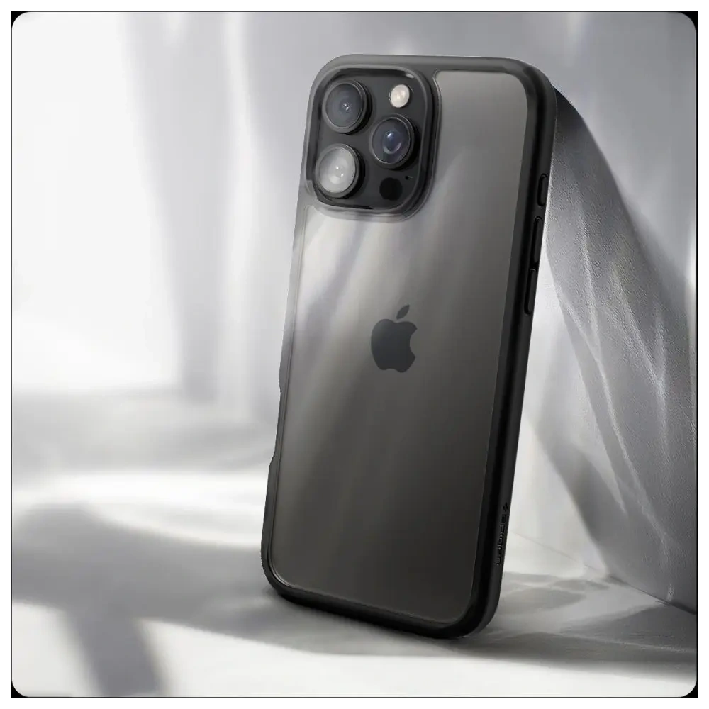 Etui Spigen Ultra Hybrid Apple iPhone 16 Pro Matte Black - iPhone 16 Pro - Spigen