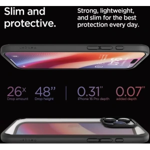 Kup Etui Spigen Ultra Hybrid Apple iPhone 16 Pro Matte Black - SPN16405 - {ean13} - Sklep Home Screen
