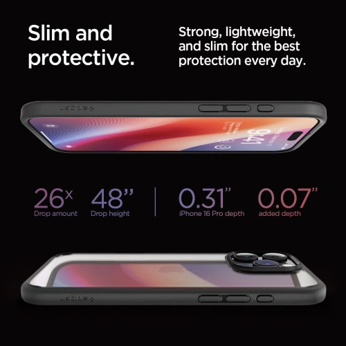 Kup Spigen Ultra Hybrid Apple iPhone 16 Pro Negru Mat - SPN16405 - {ean13} - Sklep Home Screen