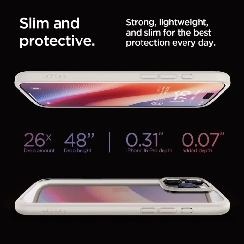 Buy Spigen Ultra Hybrid Apple iPhone 16 Pro Natural Titanium - SPN16406 - {ean13} - Home Screen Store Europe