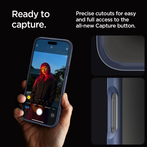 Kup Spigen Ultra Hybrid Apple iPhone 16 Pro Albastru Marin - SPN16407 - {ean13} - Sklep Home Screen