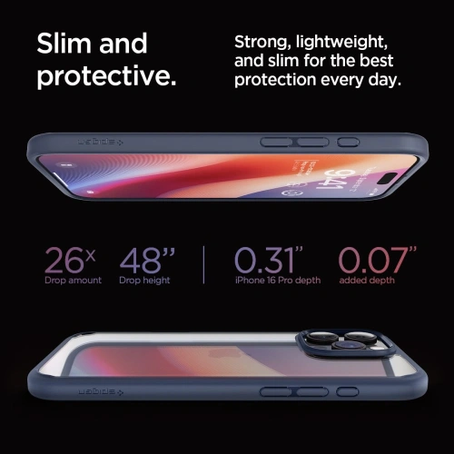 Kup Spigen Ultra Hybrid Apple iPhone 16 Pro Albastru Marin - SPN16407 - {ean13} - Sklep Home Screen