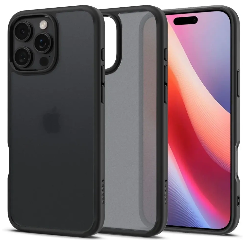 Etui Spigen Ultra Hybrid Apple iPhone 16 Pro Frost Black - iPhone 16 Pro - Spigen