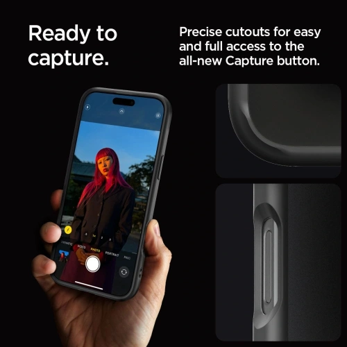 Kup Spigen Ultra Hybrid Apple iPhone 16 Pro Negru Înghețat - SPN16409 - {ean13} - Sklep Home Screen