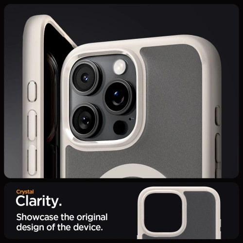 Buy Spigen Ultra Hybrid Mag Magsafe Apple iPhone 16 Pro Frost Natural Titanium - SPN16416 - {ean13} - Home Screen Store Europe