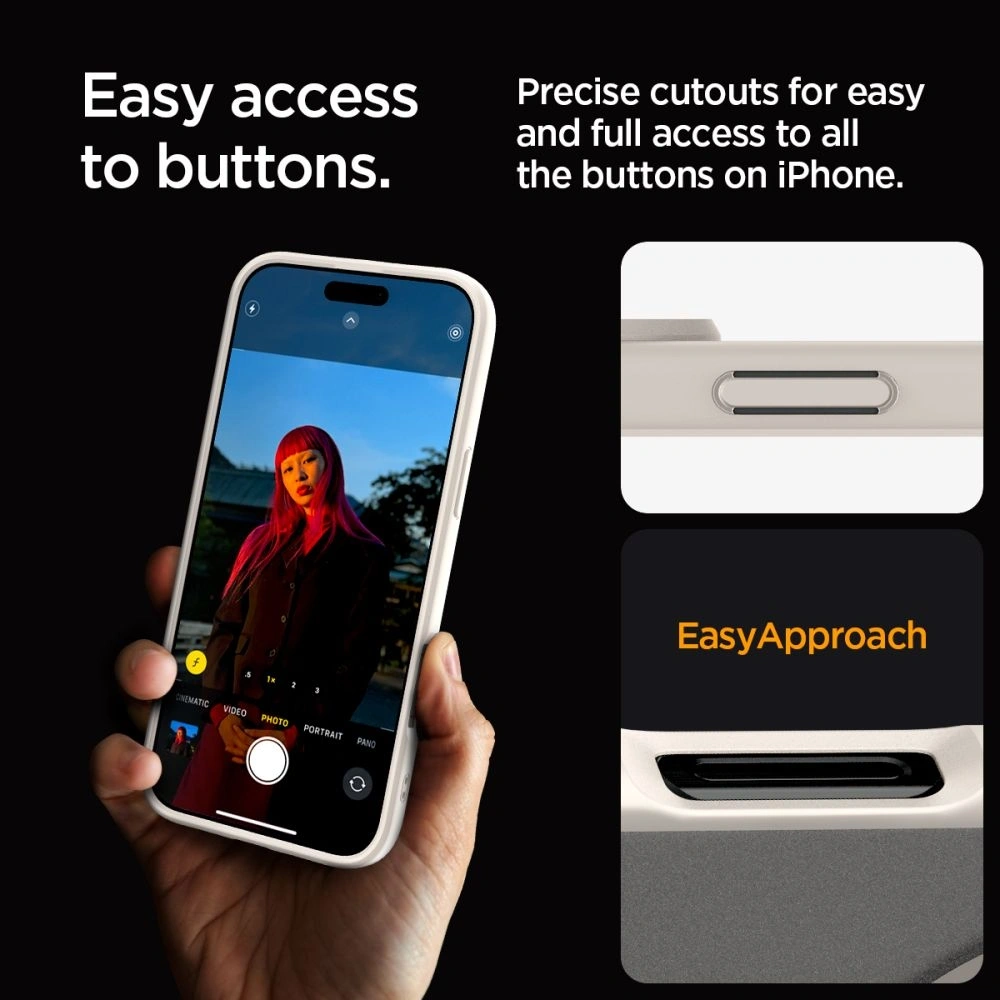 Etui Spigen Ultra Hybrid Mag Magsafe Apple iPhone 16 Pro Frost Natural Titanium - iPhone 16 Pro - Spigen