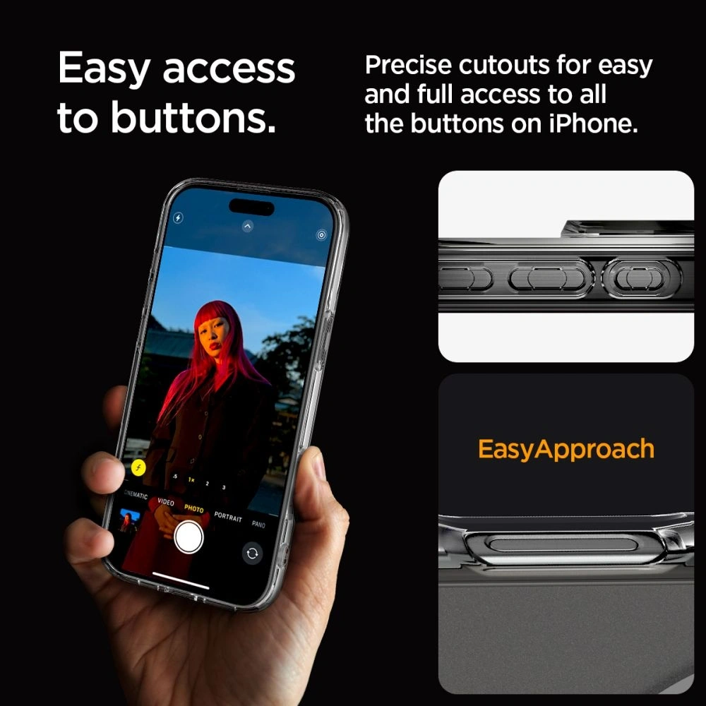 Etui Spigen Ultra Hybrid Mag Magsafe Apple iPhone 16 Pro Frost Clear - iPhone 16 Pro - Spigen