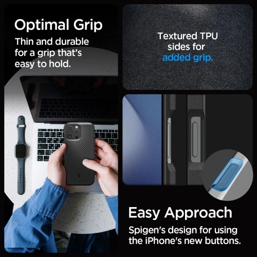 Buy Spigen Core Armor Apple iPhone 16 Pro Matte Black - SPN16419 - {ean13} - Home Screen Store Europe