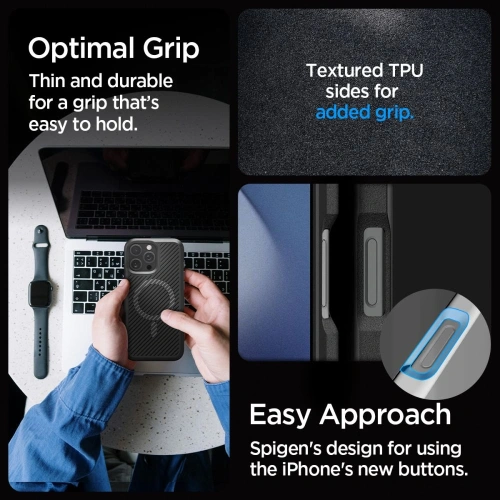 Buy Spigen Core Armor Mag Magsafe Apple iPhone 16 Pro Matte Black - SPN16420 - {ean13} - Home Screen Store Europe