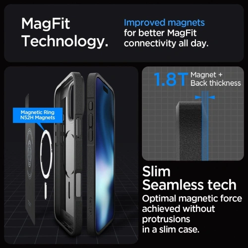 Buy Spigen Core Armor Mag Magsafe Apple iPhone 16 Pro Matte Black - SPN16420 - {ean13} - Home Screen Store Europe