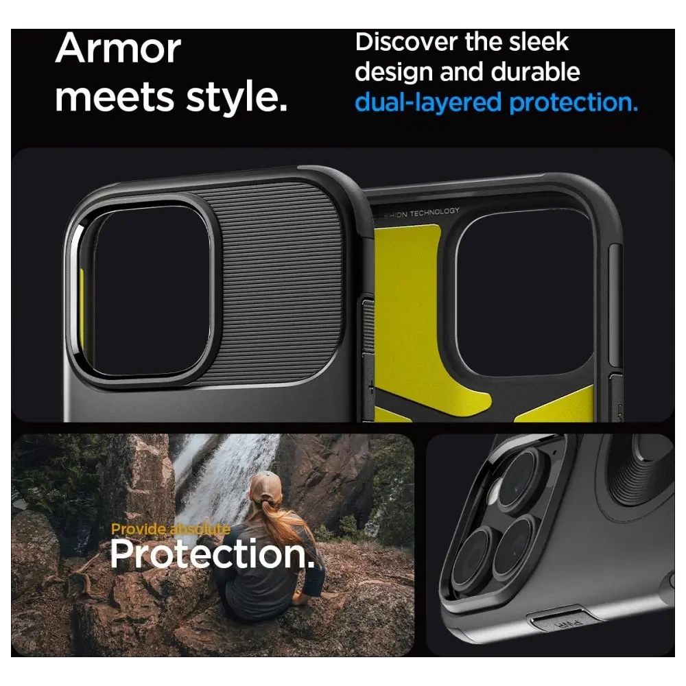 Etui Spigen Slim Armor Mag Magsafe Apple iPhone 16 Pro Black - iPhone 16 Pro - Spigen