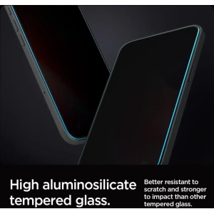 Szkło prywatyzujące Spigen GLAS.tR ez Fit Apple iPhone 16 Pro Privacy [2 PACK] - iPhone 16 Pro - Spigen