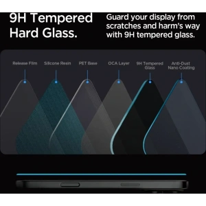 Szkło prywatyzujące Spigen GLAS.tR ez Fit Apple iPhone 16 Pro Privacy [2 PACK] - iPhone 16 Pro - Spigen