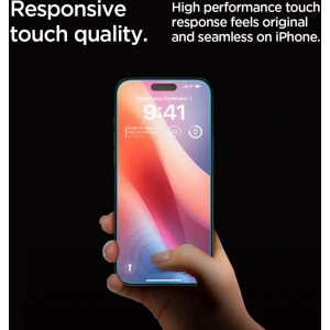 Szkło prywatyzujące Spigen GLAS.tR ez Fit Apple iPhone 16 Pro Privacy [2 PACK] - iPhone 16 Pro - Spigen