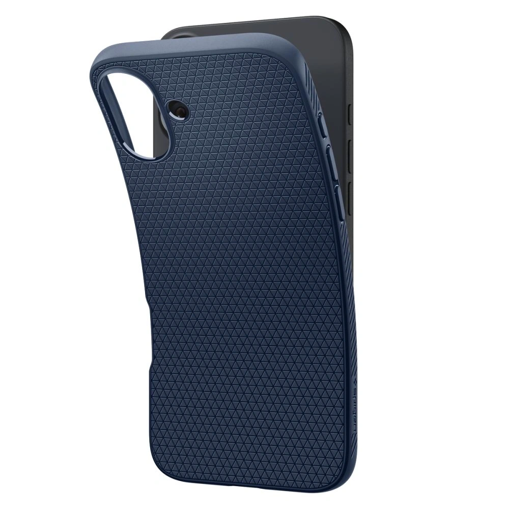 Etui Spigen Liquid Air Apple iPhone 16 Navy Blue - iPhone 16 - Spigen