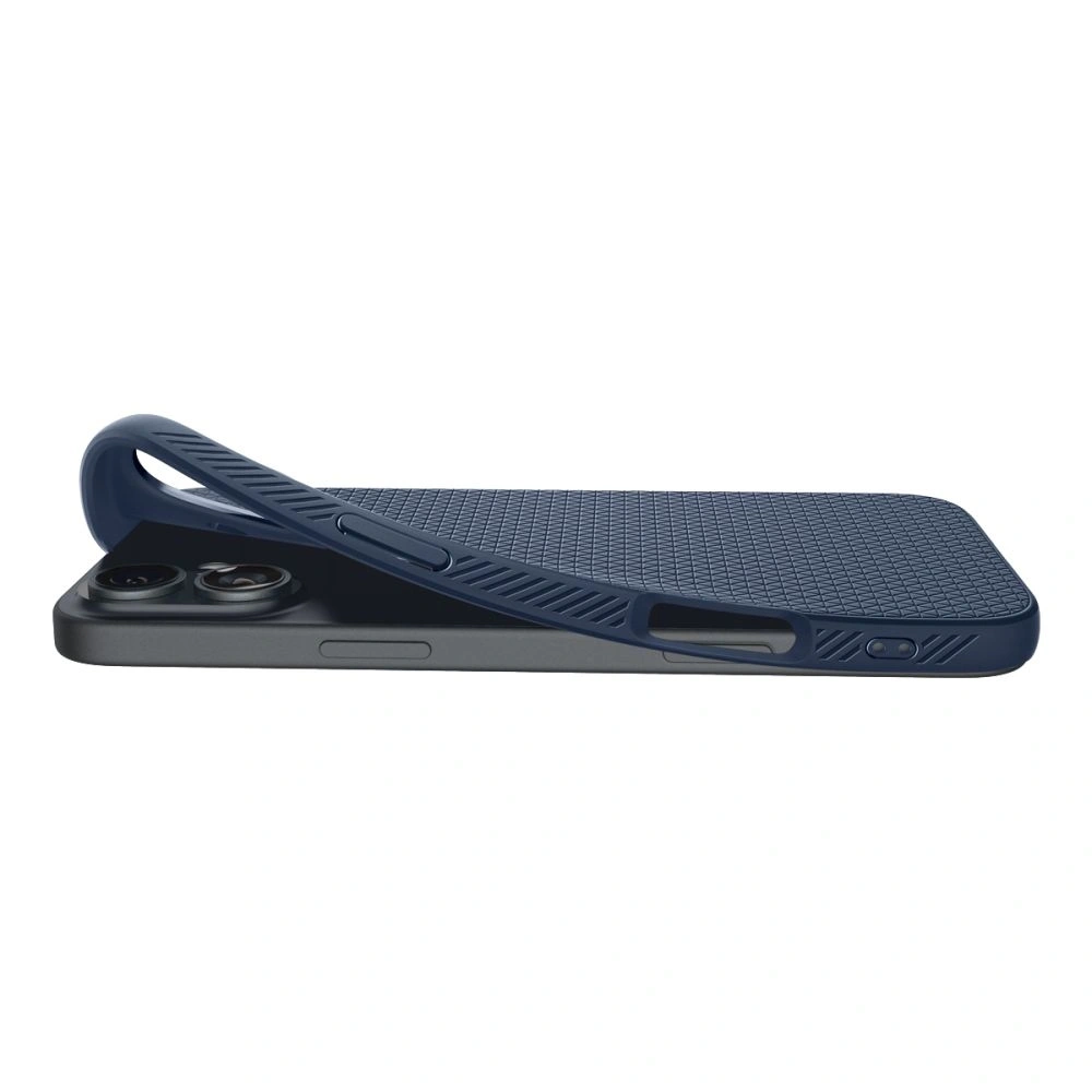 Etui Spigen Liquid Air Apple iPhone 16 Navy Blue - iPhone 16 - Spigen