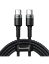 Kabel USB-C Baseus Cafule, QC 3.0, PD 2.0, 100W, 5A, 2m (szaro-czarny)