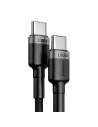 Kup USB-C kábel Baseus Cafule, QC 3.0, PD 2.0, 100W, 5A, 2m (szürke-fekete) - BSU1006GRYBLK - {ean13} - Sklep Home Screen