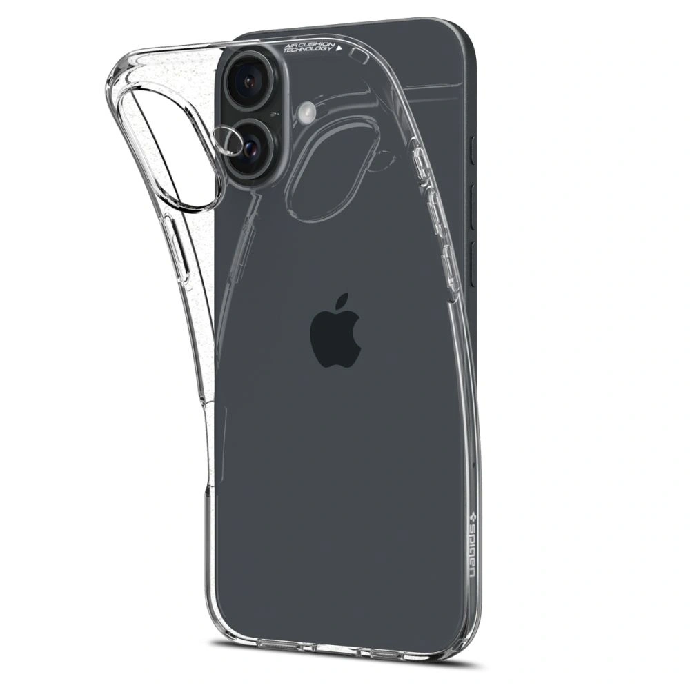Etui Spigen Liquid Crystal Apple iPhone 16 Crystal Clear - iPhone 16 - Spigen