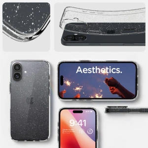 Kup Etui Spigen Liquid Crystal Apple iPhone 16 Glitter Crystal - SPN16430 - {ean13} - Sklep Home Screen