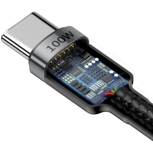 Kup Kabel USB-C Baseus Cafule, QC 3.0, PD 2.0, 100W, 5A, 2m (šedo-černý) - BSU1006GRYBLK - {ean13} - Sklep Home Screen