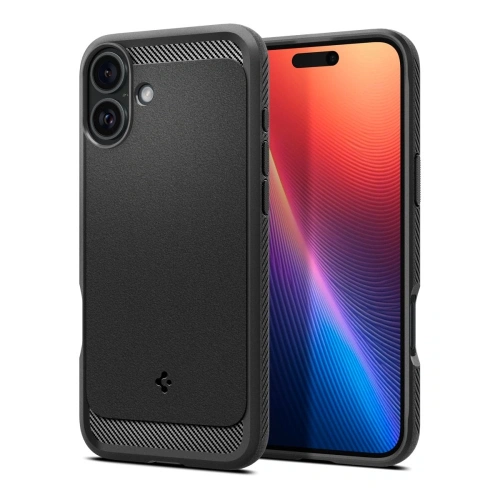 Kup Spigen Rugged Armor Mag Magsafe Apple iPhone 16 Matt Fekete - SPN16432 - {ean13} - Sklep Home Screen