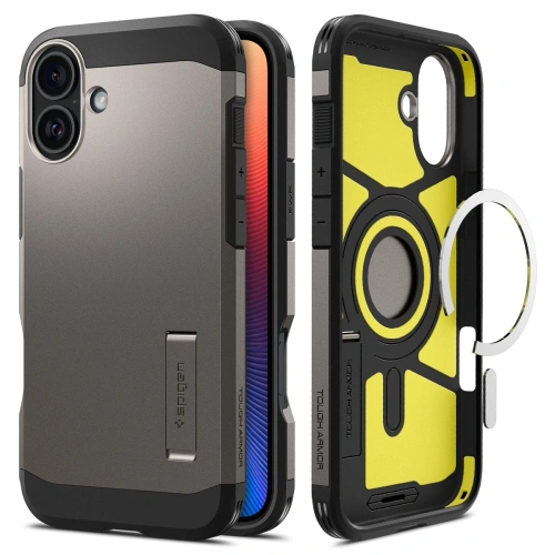Kup Spigen Tough Armor Mag Magsafe Apple iPhone 16 Gunmetal - SPN16433 - {ean13} - Sklep Home Screen
