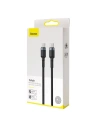 Kup USB-C kábel Baseus Cafule, QC 3.0, PD 2.0, 100W, 5A, 2m (szürke-fekete) - BSU1006GRYBLK - {ean13} - Sklep Home Screen