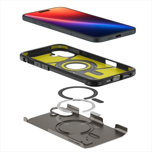 Kup Spigen Tough Armor Mag Magsafe Apple iPhone 16 Gunmetal - SPN16433 - {ean13} - Sklep Home Screen