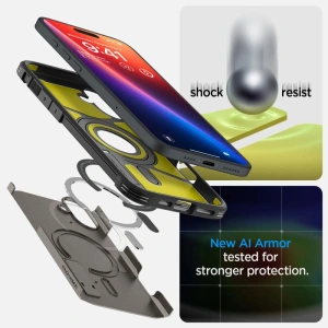 Kup Etui Spigen Tough Armor Mag Magsafe Apple iPhone 16 Gunmetal - SPN16433 - {ean13} - Sklep Home Screen