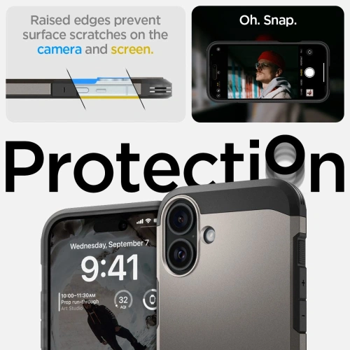 Kup Spigen Tough Armor Mag Magsafe Apple iPhone 16 Gunmetal - SPN16433 - {ean13} - Sklep Home Screen