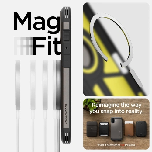 Kup Spigen Tough Armor Mag Magsafe Apple iPhone 16 Gunmetal - SPN16433 - {ean13} - Sklep Home Screen