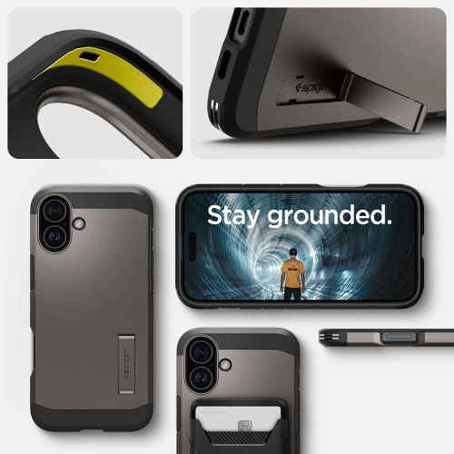 Kup Spigen Tough Armor Mag Magsafe Apple iPhone 16 Gunmetal - SPN16433 - {ean13} - Sklep Home Screen