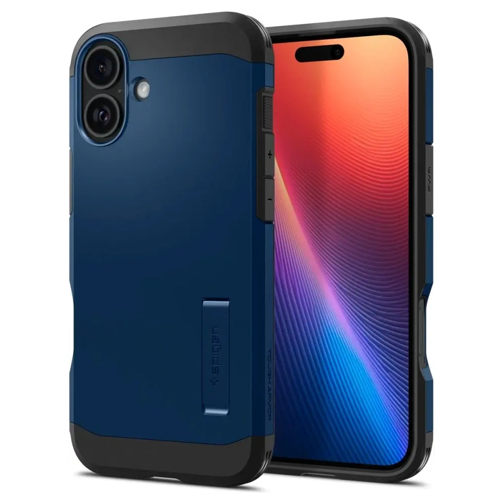 Etui Spigen Tough Armor Mag Magsafe Apple iPhone 16 Navy Blue - iPhone 16 - Spigen