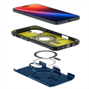 Kup Etui Spigen Tough Armor Mag Magsafe Apple iPhone 16 Navy Blue - SPN16434 - {ean13} - Sklep Home Screen