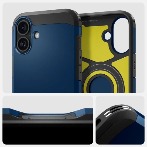 Kup Etui Spigen Tough Armor Mag Magsafe Apple iPhone 16 Navy Blue - SPN16434 - {ean13} - Sklep Home Screen