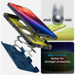 Kup Etui Spigen Tough Armor Mag Magsafe Apple iPhone 16 Navy Blue - SPN16434 - {ean13} - Sklep Home Screen