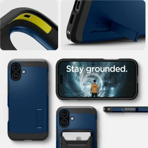 Kup Etui Spigen Tough Armor Mag Magsafe Apple iPhone 16 Navy Blue - SPN16434 - {ean13} - Sklep Home Screen