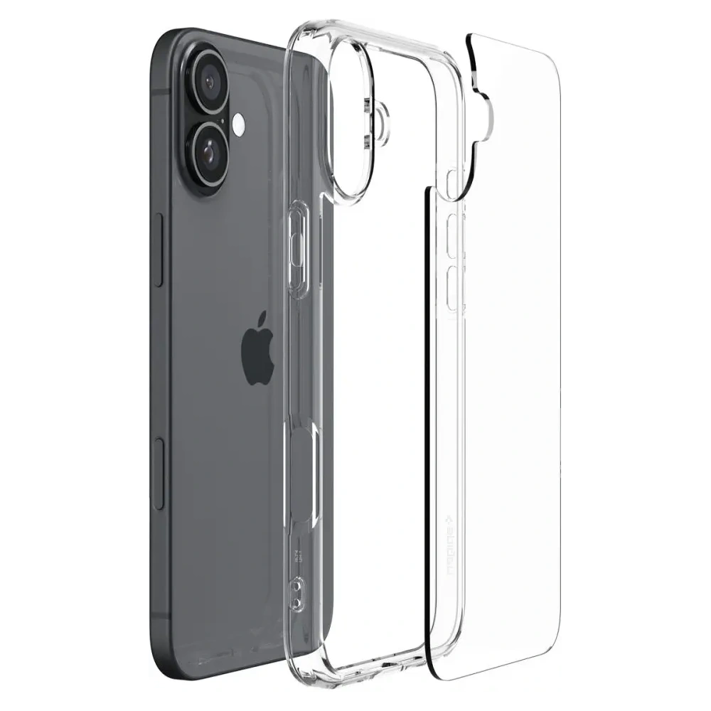 Etui Spigen Ultra Hybrid Apple iPhone 16 Crystal Clear - iPhone 16 - Spigen