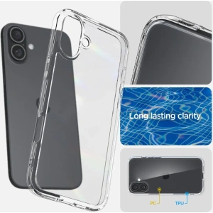 Kup Etui Spigen Ultra Hybrid Apple iPhone 16 Crystal Clear - SPN16436 - {ean13} - Sklep Home Screen